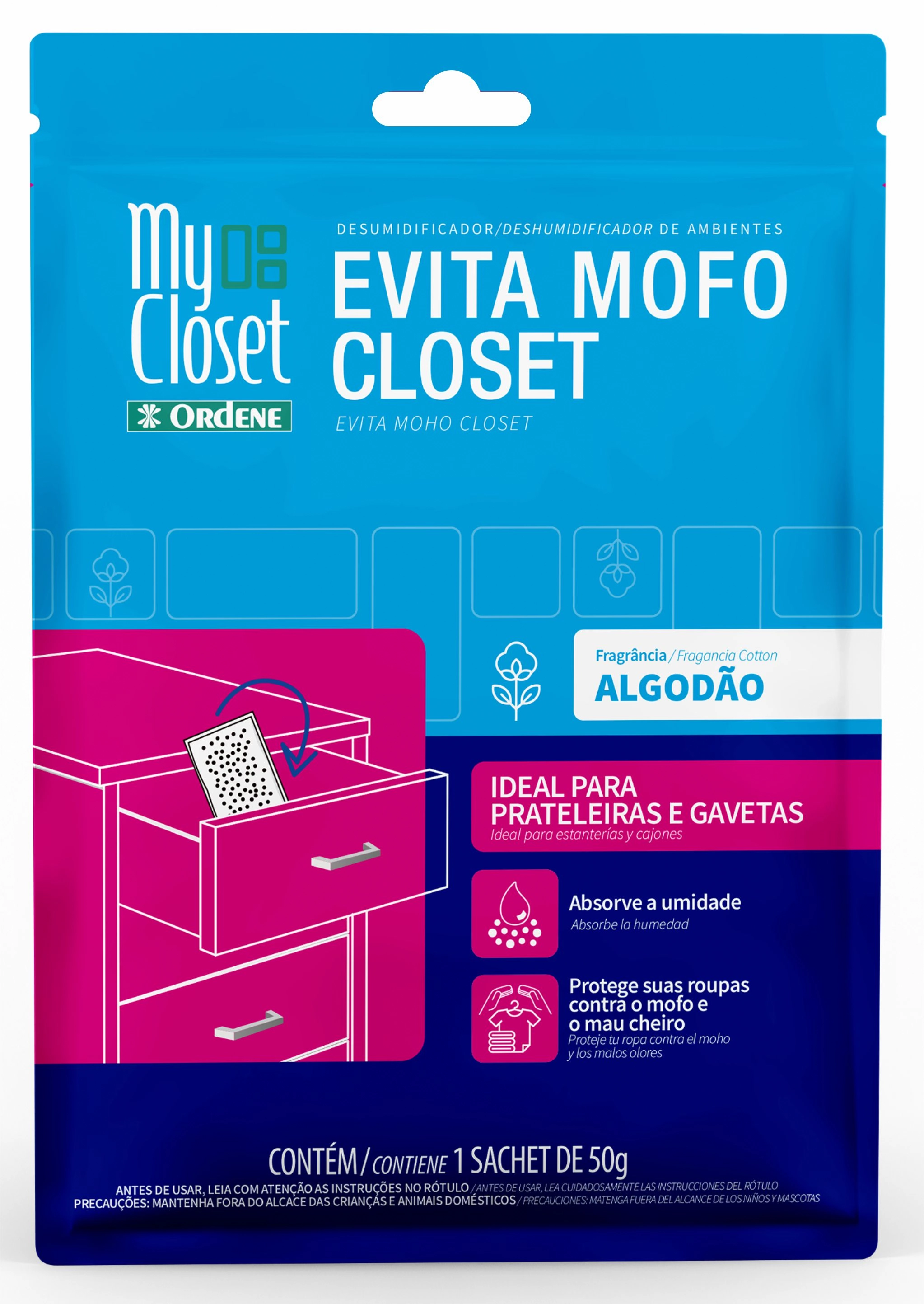My Closet Desumidificador De Ambientes 50g
