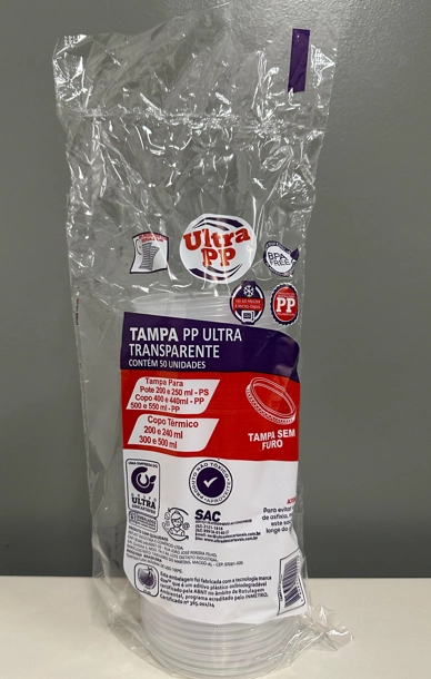 Tampa P/copo Termico 200/240/300ml C/50 Ultra