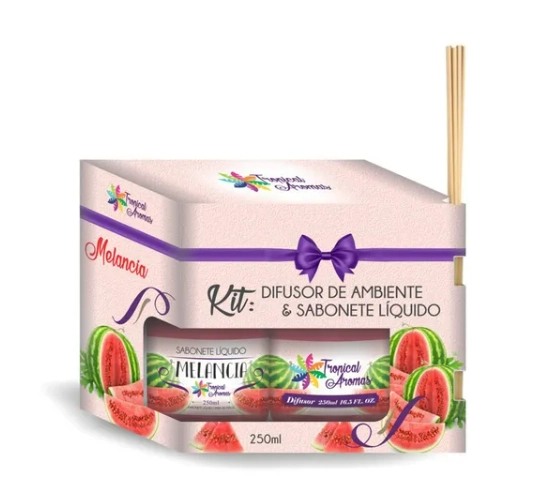 Jogo Difusor Sabonete Melancia Refil