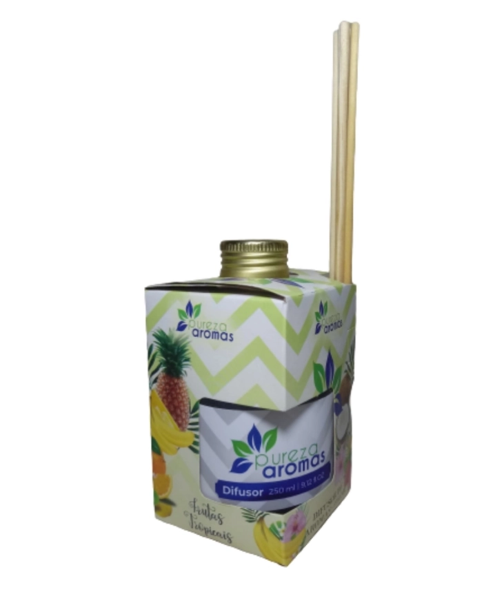 Difusor Pureza Aromas Caixinha Frutas Tropicais 250 Ml