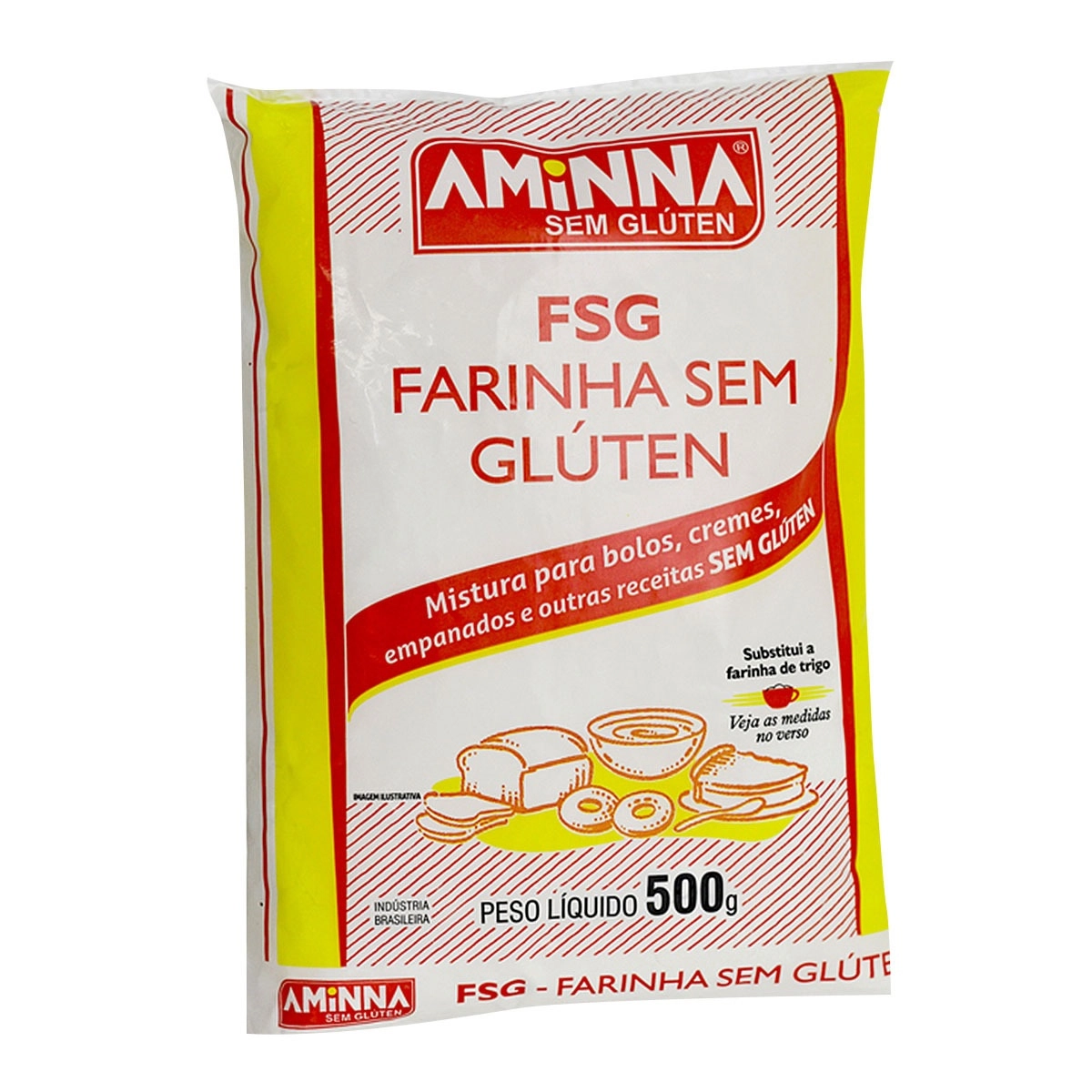 Farinha Aminna Arroz S/gluten