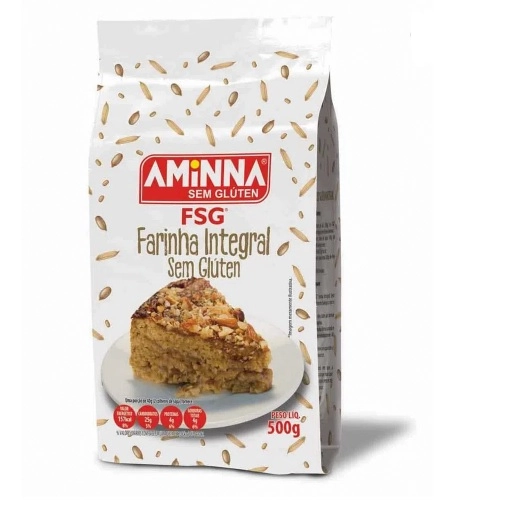 Farinha Arroz S/gluten Int Aminna 500g
