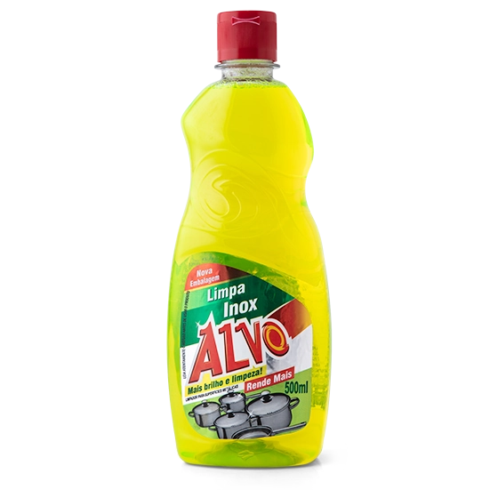 Limpa Inox Alvo 500ml