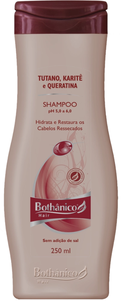 Shampoo 250ml Tutano Karite E Queratina Bothanico Hair