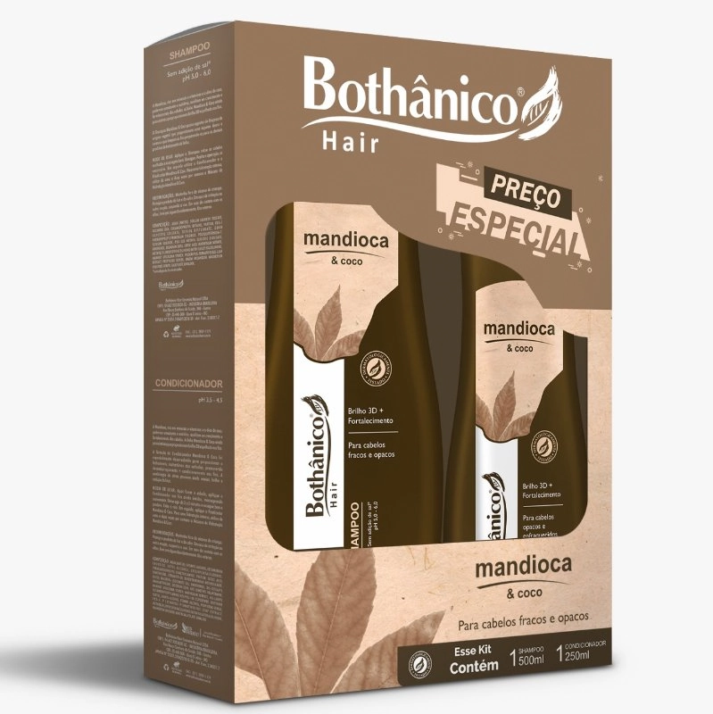 Kit Bothanico Sh 500ml Con 250ml Mandi