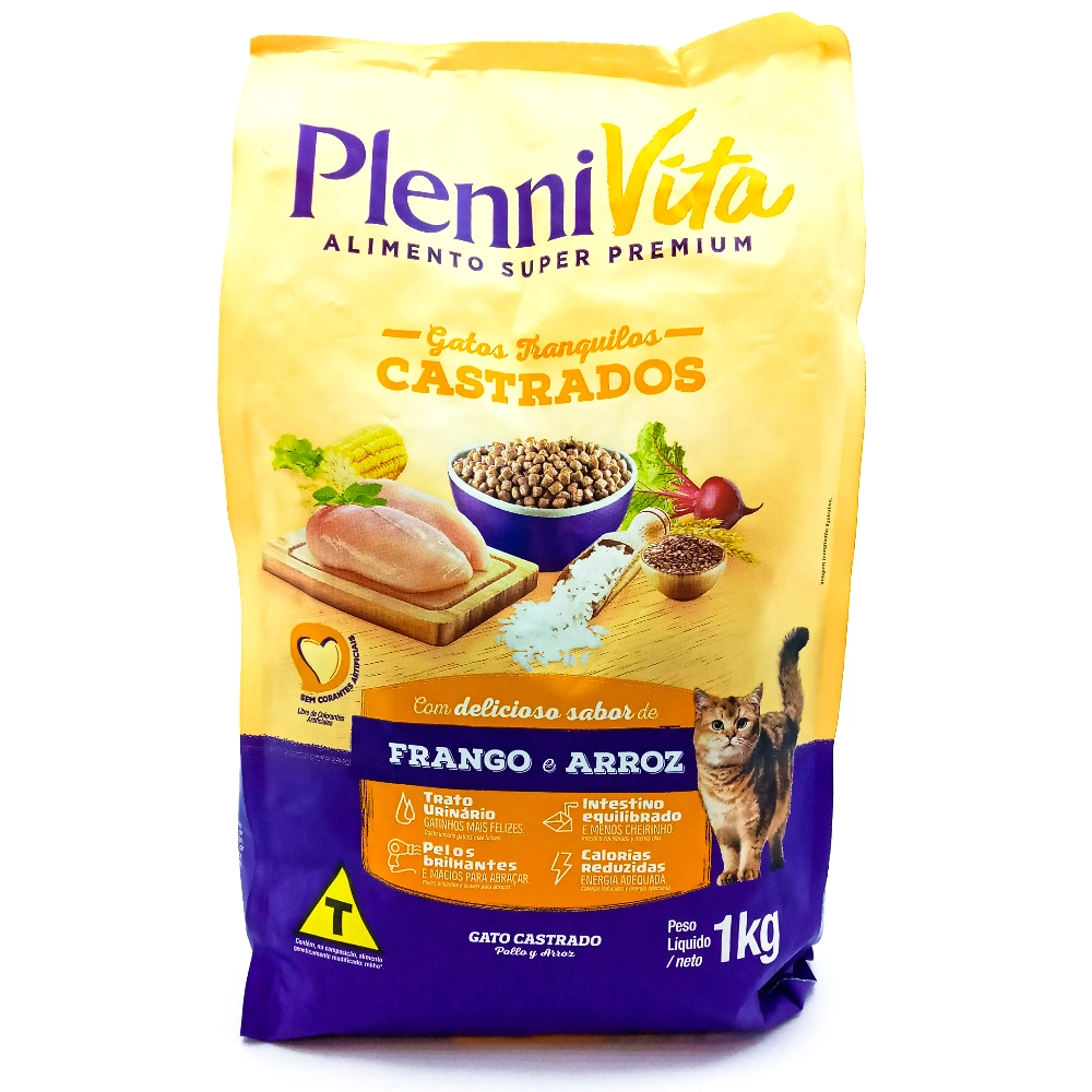 Alim Caes Plennivita Cat Fgo Arroz 1kg