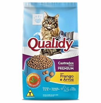 Racao Gato Cast Qualidy Premium 1kg Fgo Arroz