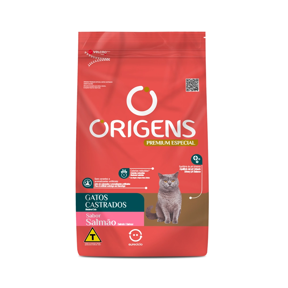 Origens Gato Castrado Salmao 1kg