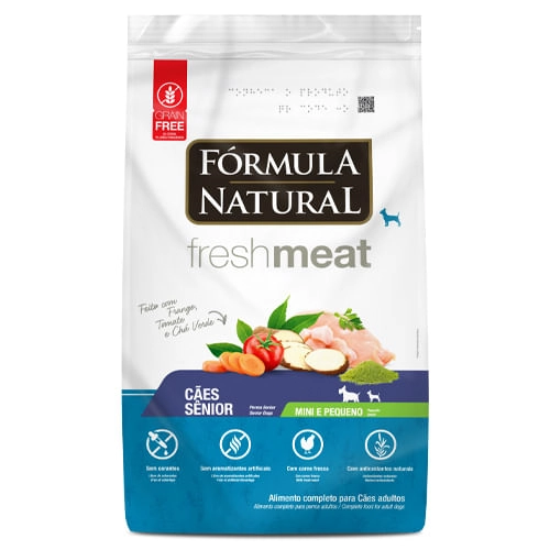 Racao Fn Fresh Meat Sen Mini/pq 1kg