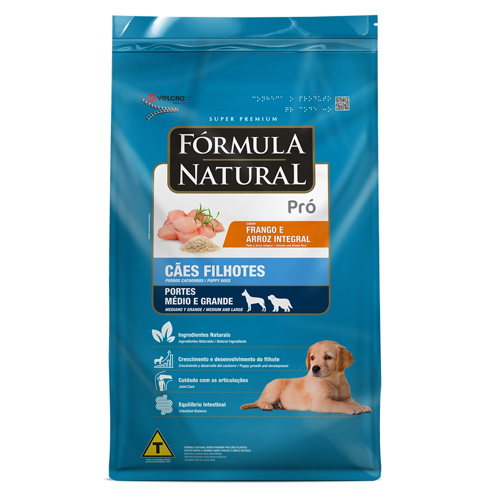 Ração Seca Fórmula Natural Pro Cães Filhotes Raças Médias E Grandes 2.5 Kg