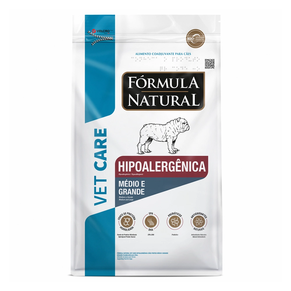 Formula Natural Vet Caes Hipo Med/gr 2kg