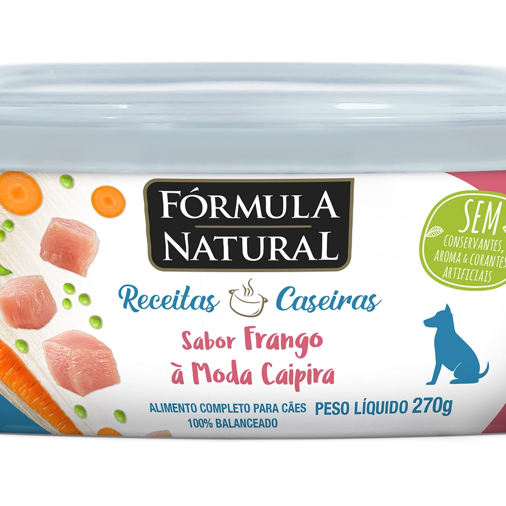 Formula Receitas Caseiras Caes Frango A Moda Caipira 270g