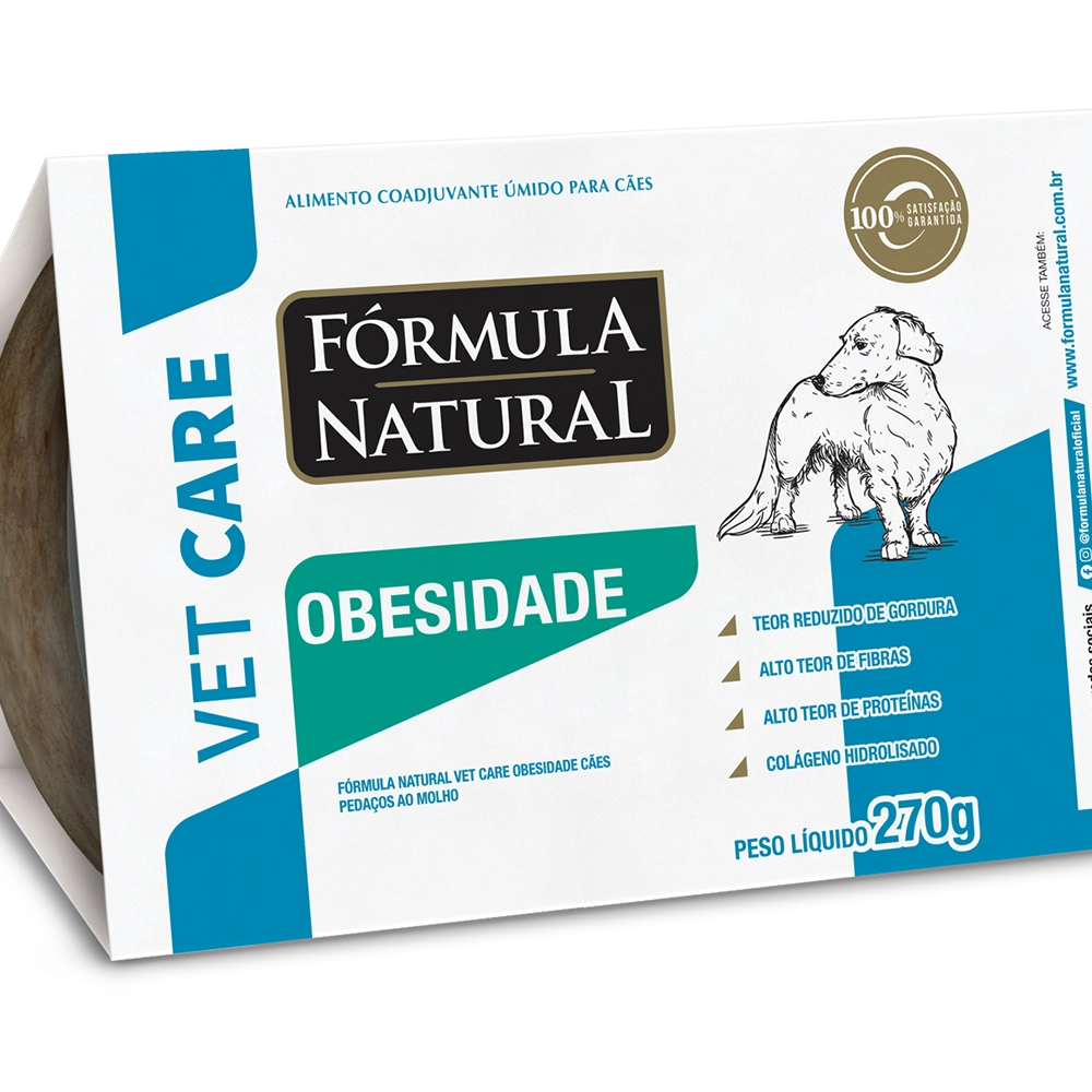 Fórmula Natural Vet Pate Caes Obesidade 270g