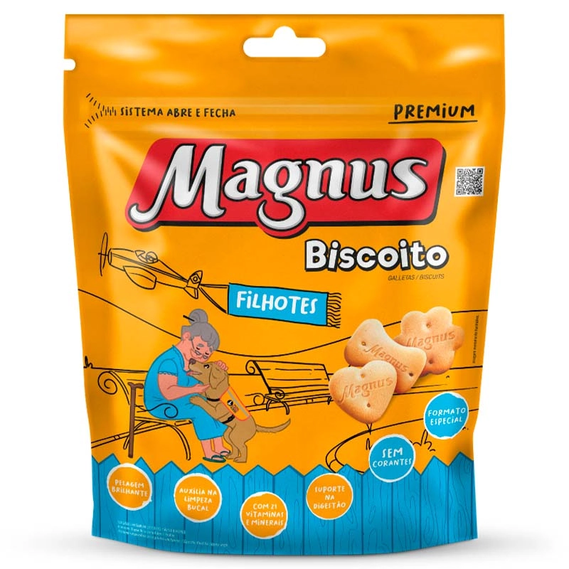 Magnus Biscoito Filhotes 250 Gr