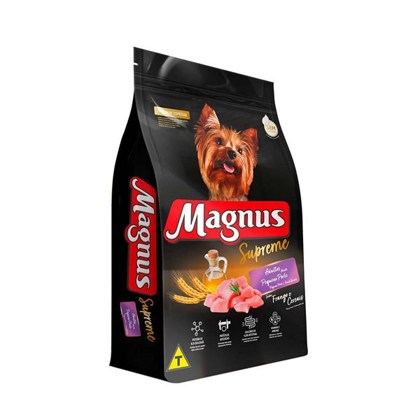 Racao Magnus Supreme Caes Ad 1kg Peq Porte