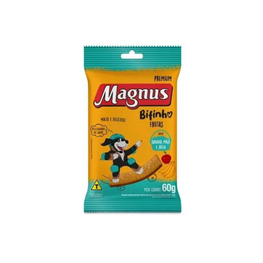 Magnus Bifinho Frutas 60g Banana/maça/aveia