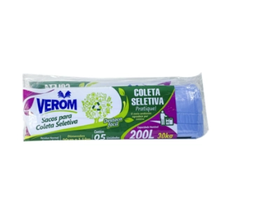 Saco Lixo Verom 200l C5 Col Seletiva