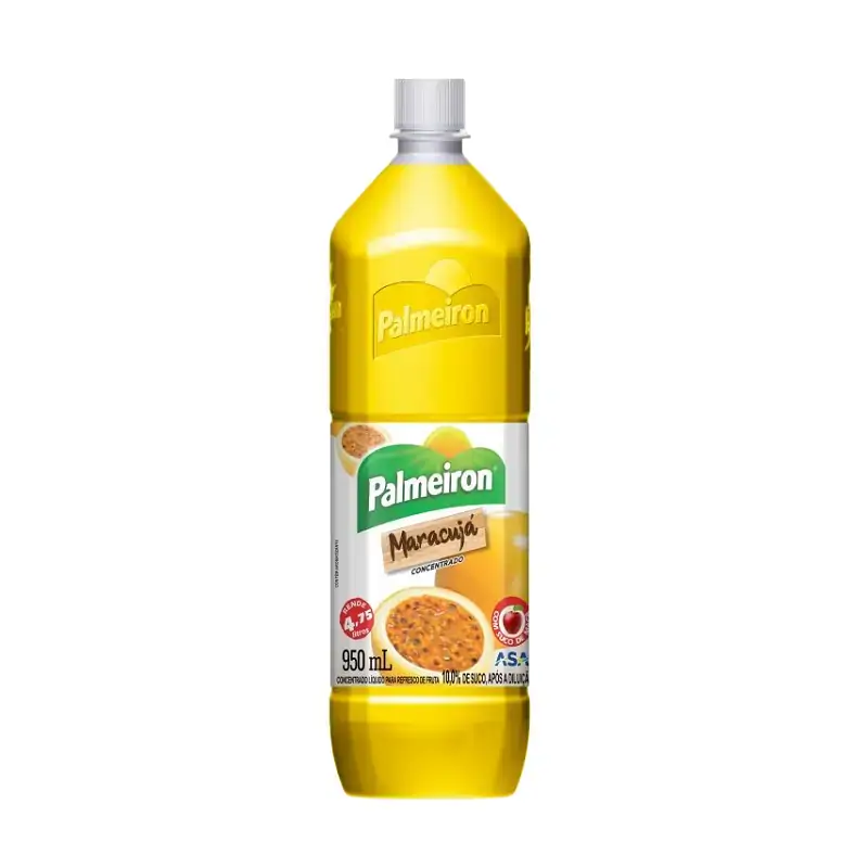 Suco Concentrado De Fruta Sabor Maracuja Palmeiron 950ml