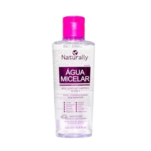 Agua Micelar Naturally 12 Em 1 134ml