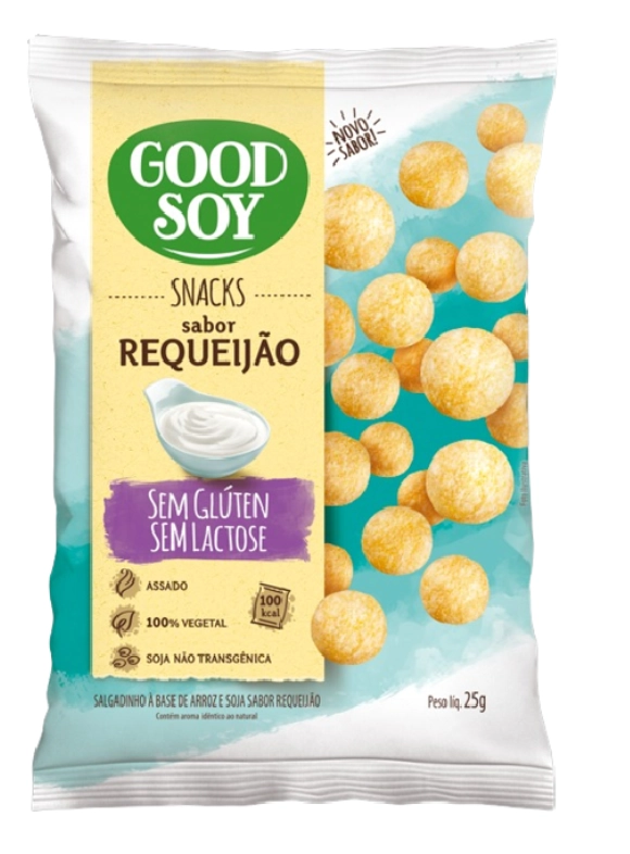 Snacks De Soja Goodsoy Requeijao 25g