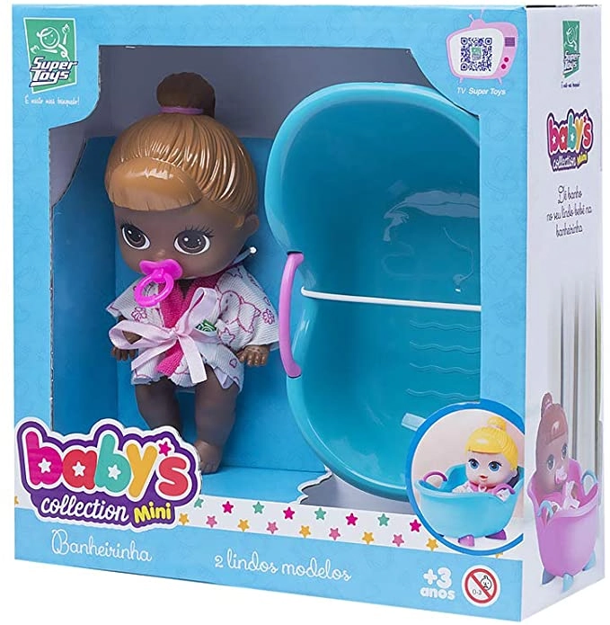 Brinq.super Toys Baby C.negra Banhe