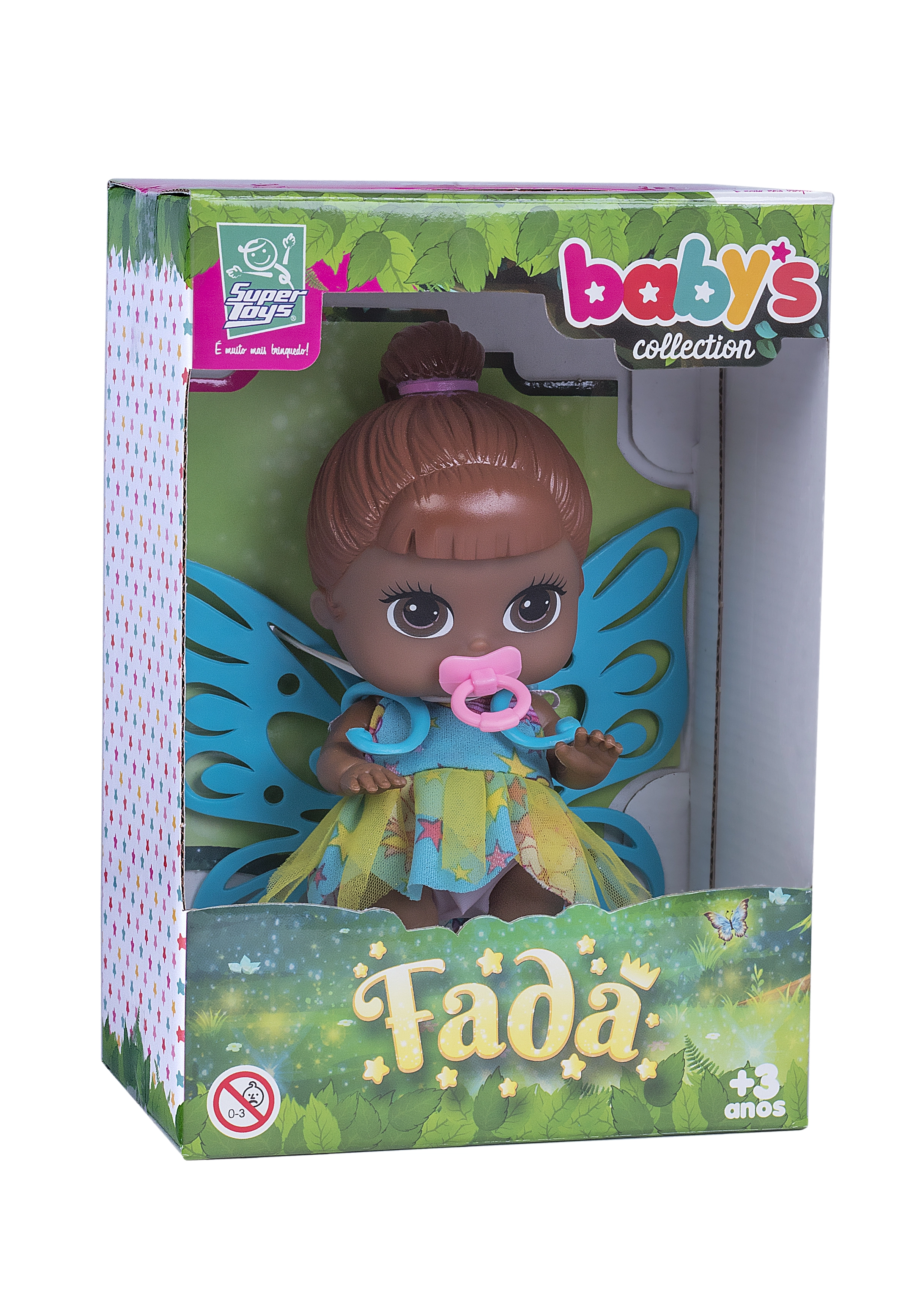 Babys Collection Mini Fada Negra Ref 374 Super Toys