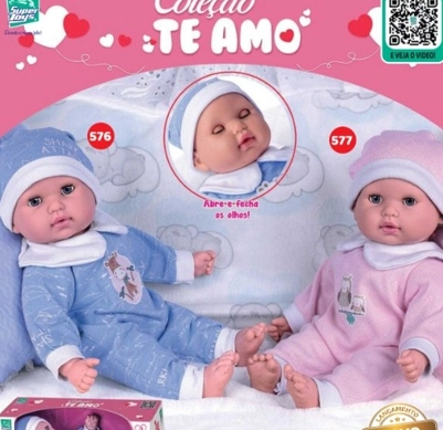 Boneca Colecao Te Amo Bebe
