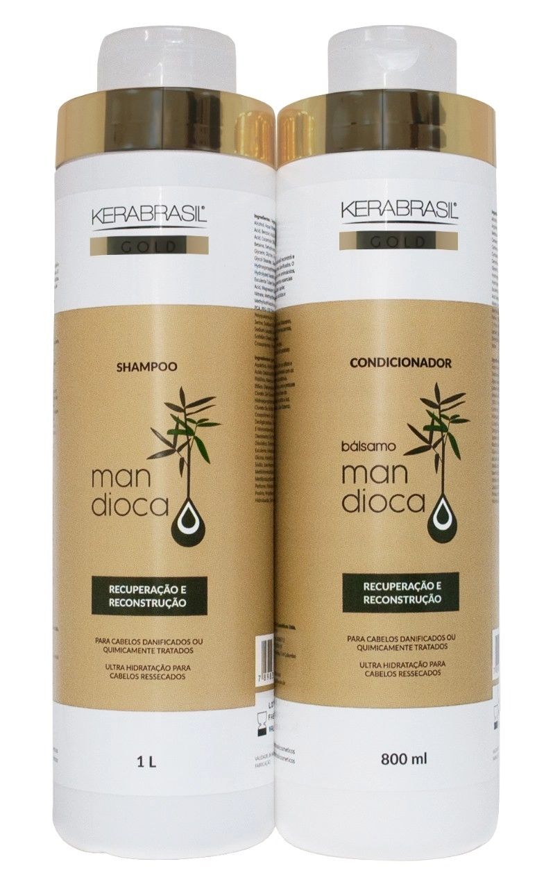 Sh Cond Kerabrasil 1000ml Gold Mandioca