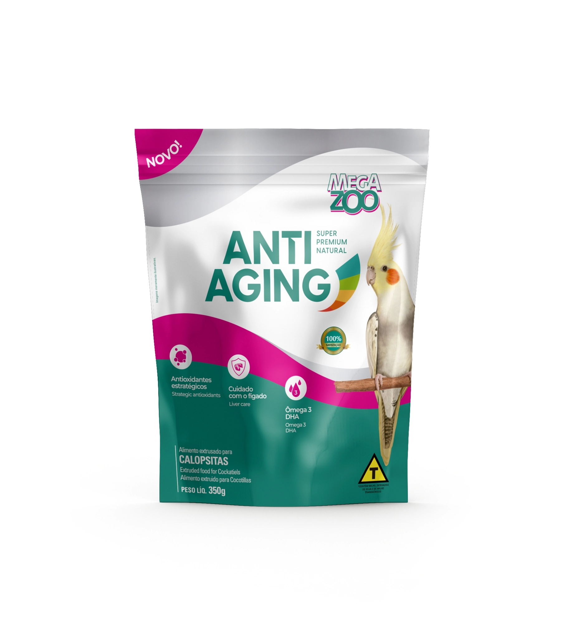 Megazoo Anti Aging Calopsitas 350g