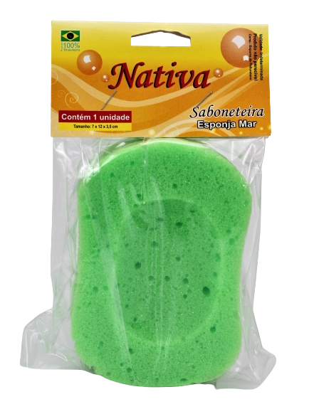 Esponja Banho Saboneteira Nativa