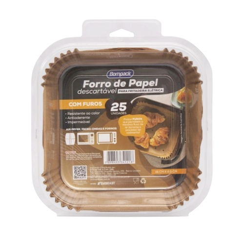 Forro P Air Fryer Bompack 25un Desc Qua