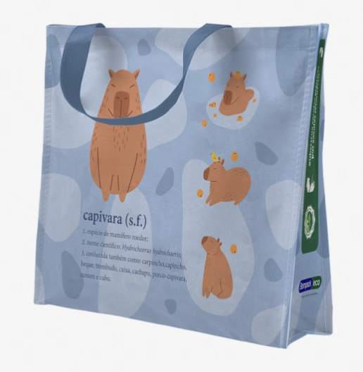 Sacola Reutilizavel Bompack Eco Capivara 29101 Embrast