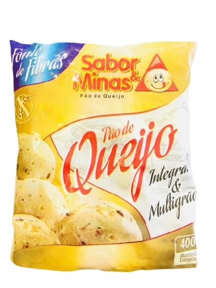 Pao De Queijo Sabor E Minas Multigraos 400g