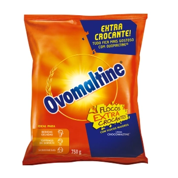 Achocolatado Flocos Extracrocantes Ovomaltine Chocomaltine Pacote 750g