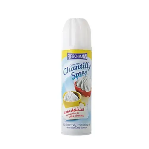 Creme Chantilly Baunilha Fleischmann Frasco 232ml Spray