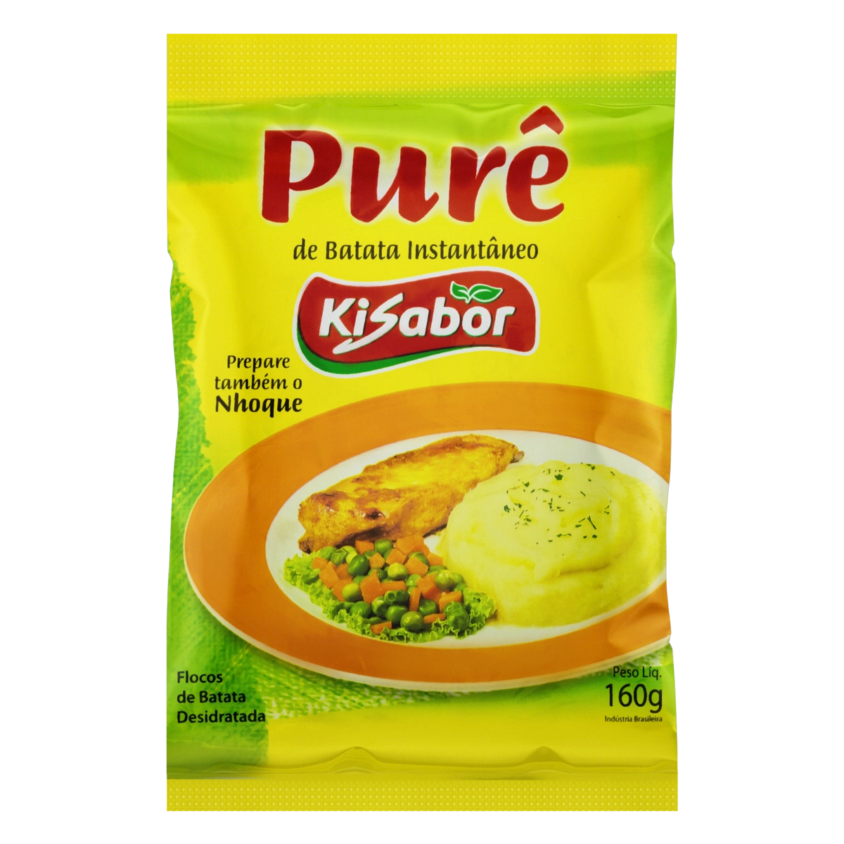 Purê De Batata Instantâneo Kisabor Pacote 160g