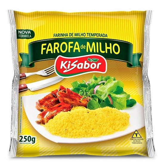 Farofa De Milho Kisabor Pacote 250g