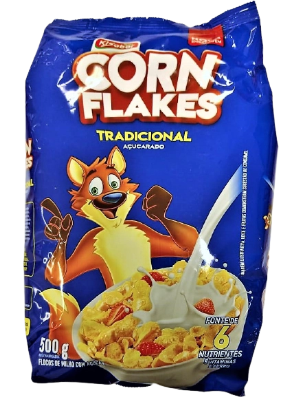 Cereal Kicereal Corn Flakes Sc 500g Acucarado
