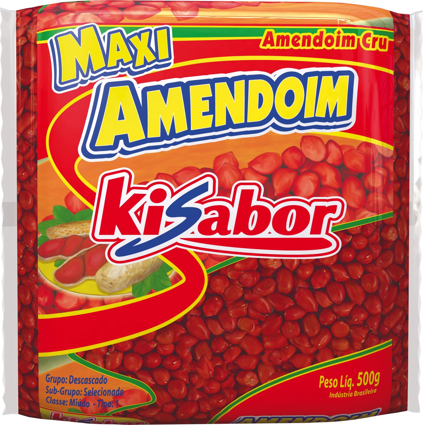 Amendoim Kisabor 500gr Cru