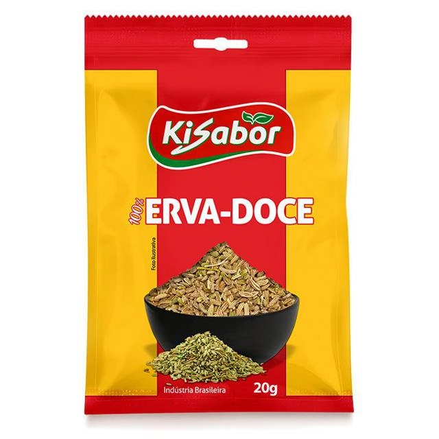 Erva Doce Kisabor Pacote 20g