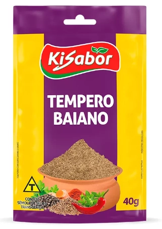 Tempero Baiano Kisabor Pacote 40g