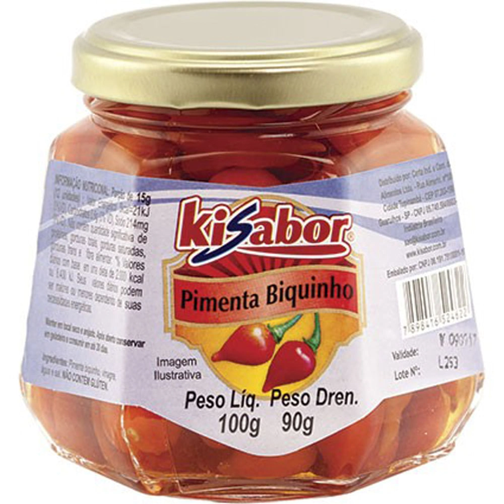 Pimenta Kisabor 90gr Biquinho