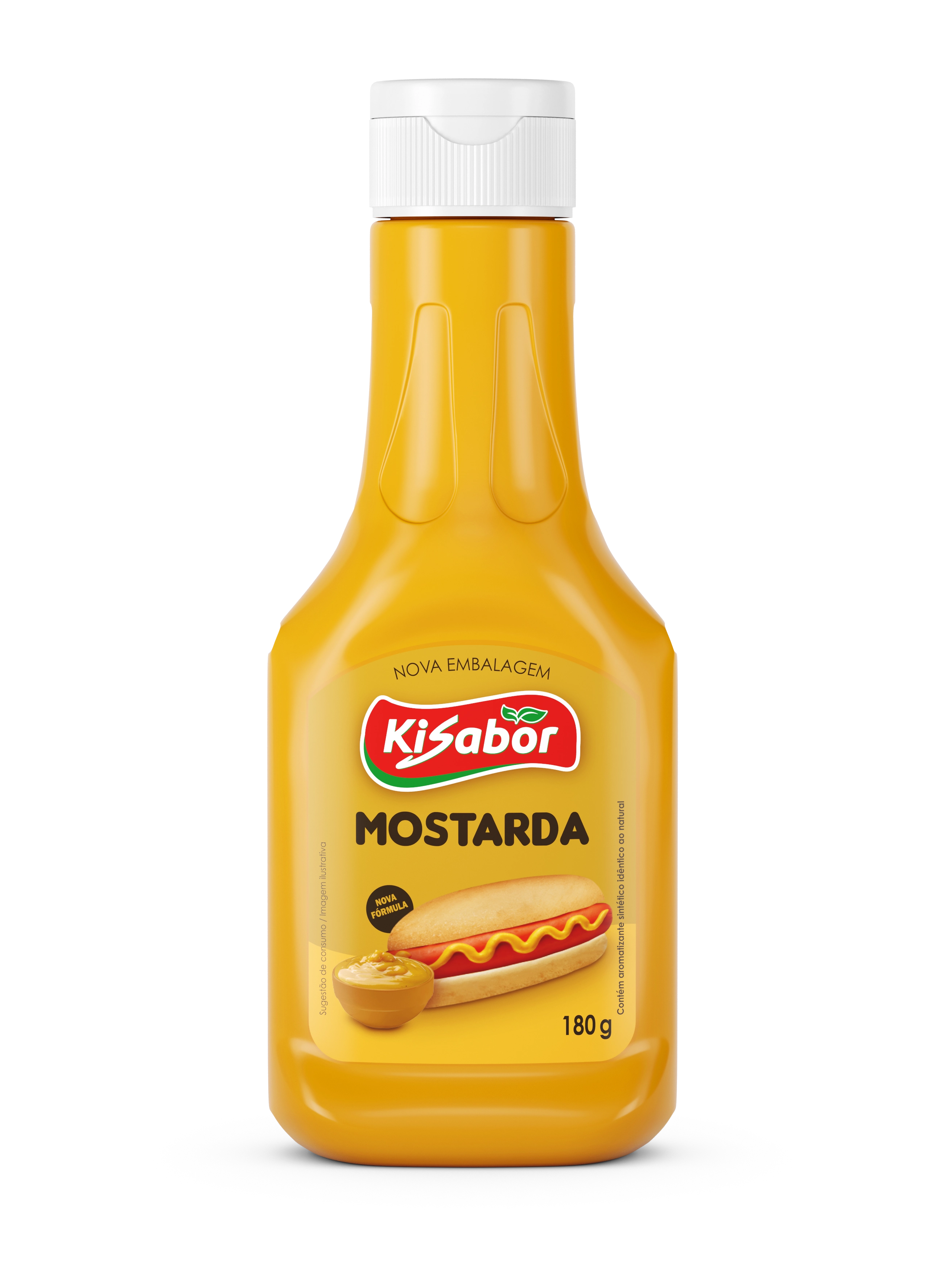 Mostarda Amarela Kisabor Squeeze 180g