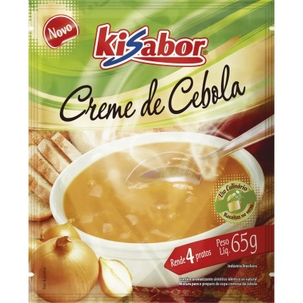 Creme Cebola Kisabor Pacote 65g