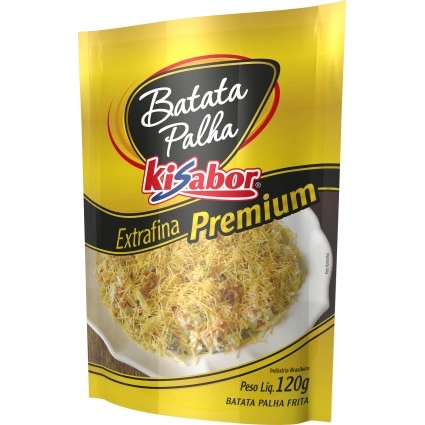 Batata Palha Extra Fina 120g Kisabor