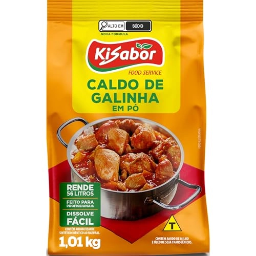 Caldo Em Po Kisabor 1kg Galinha