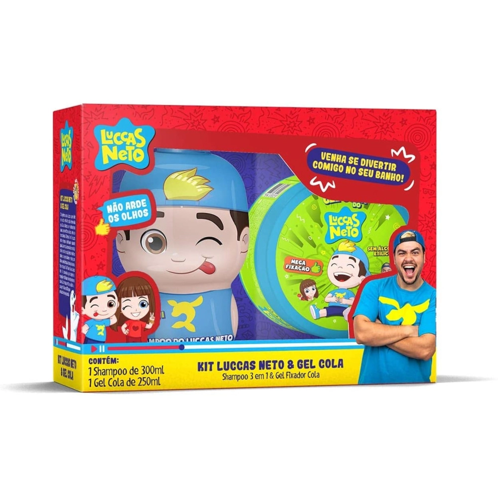 Luccas Neto Kit 3d Sh 3x1 Gel