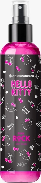 Body Splash Cia Da Natureza 240ml Hello Kitty Pink Rock