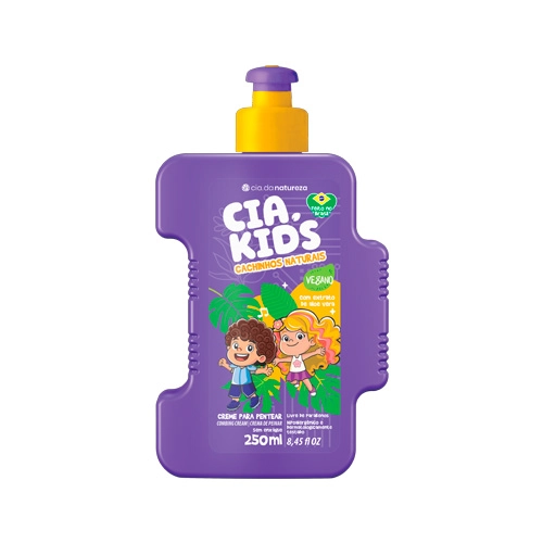 Cr Pentear Cia Da Natureza 250ml Cia Kids Cachinhos Naturais