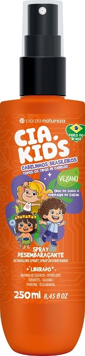 Spray Desemb Cia Da Natureza 250ml Cia Kids Cabelinhos Brasileiros
